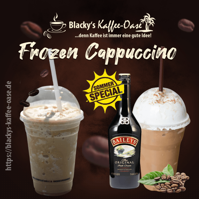 frozen capuccino baileys Blackys Kaffee Oase