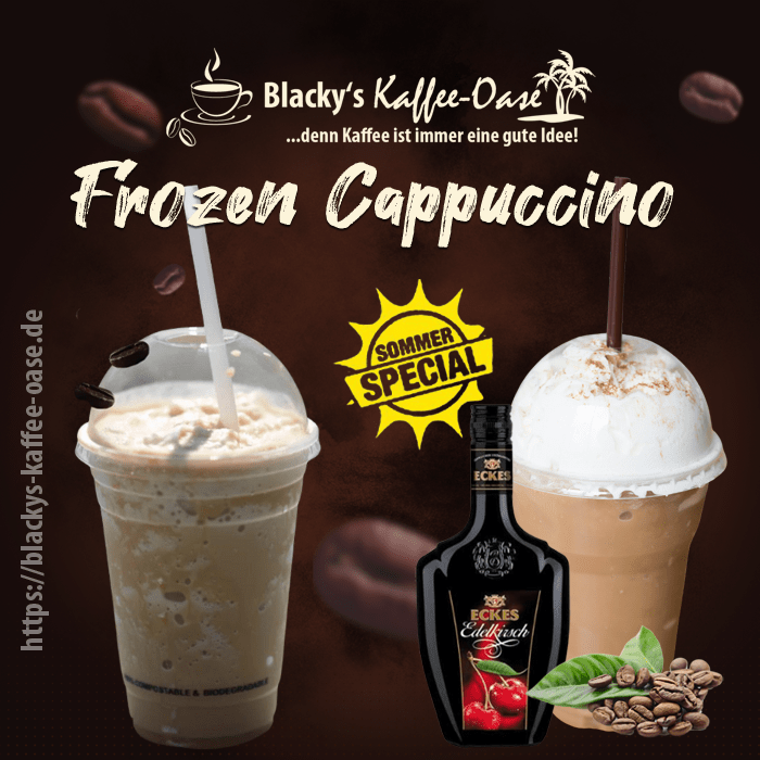 frozen capussino kirsch blackys kaffee oase