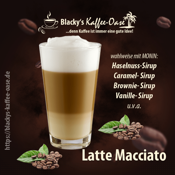 latte Blackys Kaffee Oase