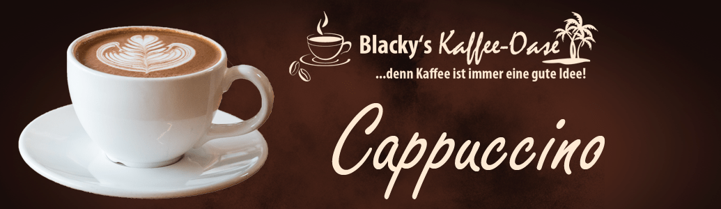 cappuccino Blackys Kaffee Oase